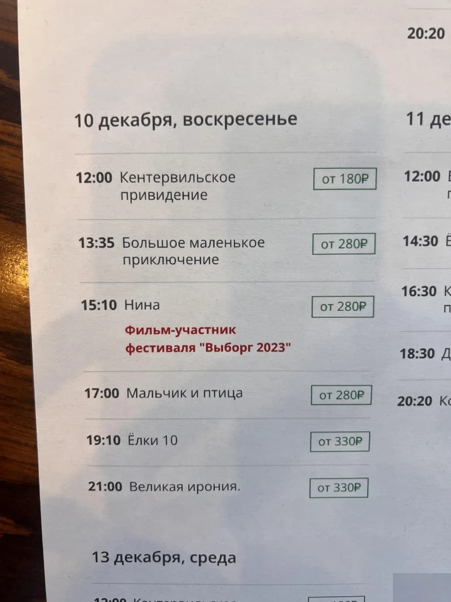 Кинотеатр Выборг Палас - Санкт-Петербург